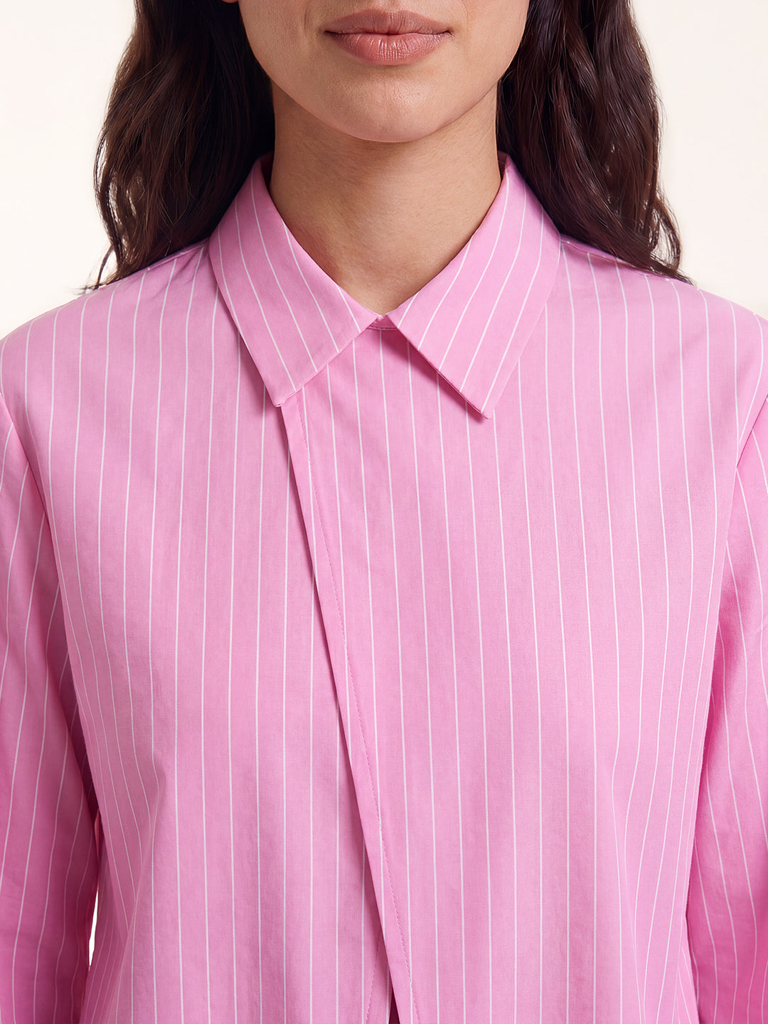 Pink Striped Shirt