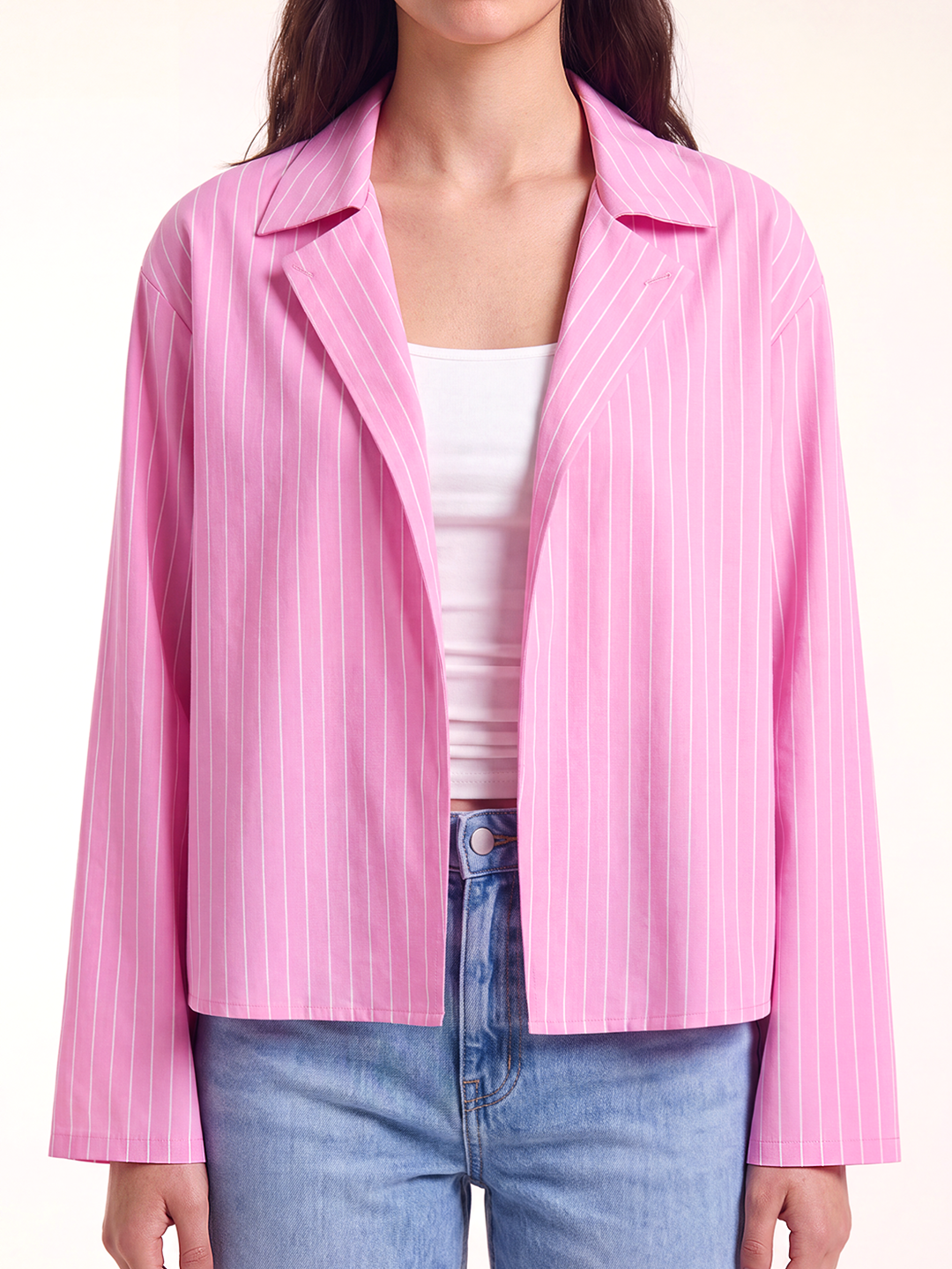 Pink Striped Shirt